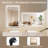 Super Bright Front & Back LED Lighted Bathroom Vanity Mirror Wall Mirror, Tempered Glass, 3 Colors Temperature & Dimmable & Anti-Fog, with UL, RoHS, ETL & 3-Year Warranty-1830632013-1830632012