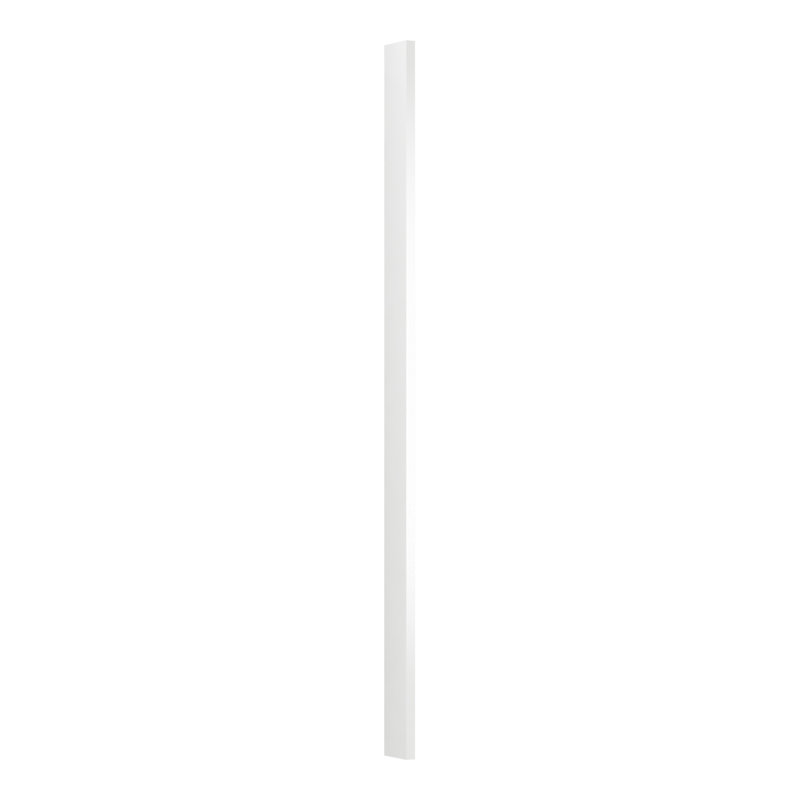 Bande de remplissage pour meubles-lavabos sur mesure, Blanc lin