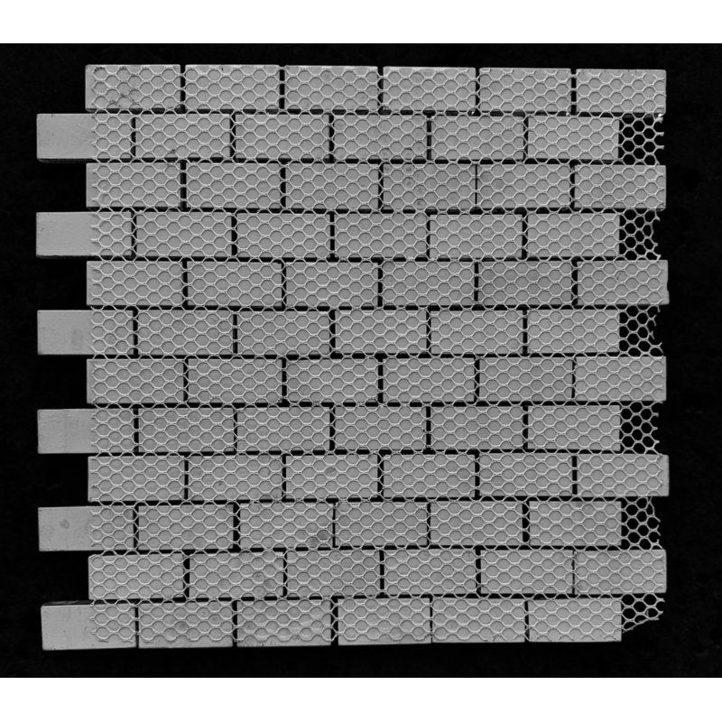 1 x 2 super blanc brillant
