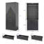 2 Doors Armoire Wardrobe With Three Large Drawers And Hidden Storage-302526904