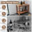 Teak Wood Shower Bench Inside Shower Stool w/ Storage Shelf for Adults-925080818