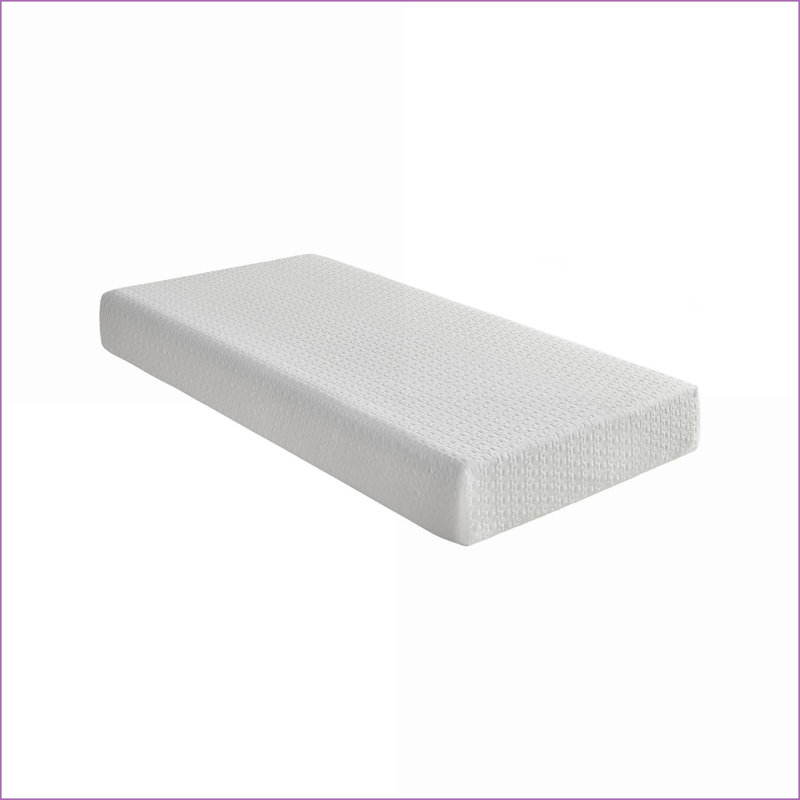 Mattresses, Twin Firm Gel-Infused Memory Foam Mattress, Snow White | Foam | Twin