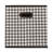 Fabric Storage Bins 6 Piece Set, Houndstooth White and Black