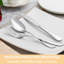 20 Piece Silverware Set Service For 4,Premium Stainless Steel Flatware Set,Mirror Polished Cutlery Utensil Set,Durable Home Kitchen Eating Tableware Set,Include Fork Knife Spoon Set,Dishwasher Safe