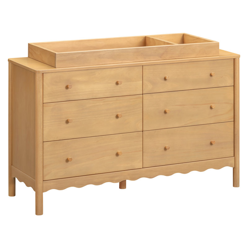 Swell 6-Drawer Assembled Dresser, Tan