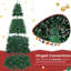 Sapin de Noël artificiel vert 9 pi