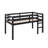 Twin Elevated Loft Bed Comes With Ladder-1788968141