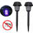 Droz Black Low Voltage Solar Powered Integrated LED Pathway Light Pack