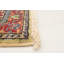Tapis brun / beige en laine noué à la main de conception unique 6 pi 7 po x 9 pi 6 po style années 1990 Folgert