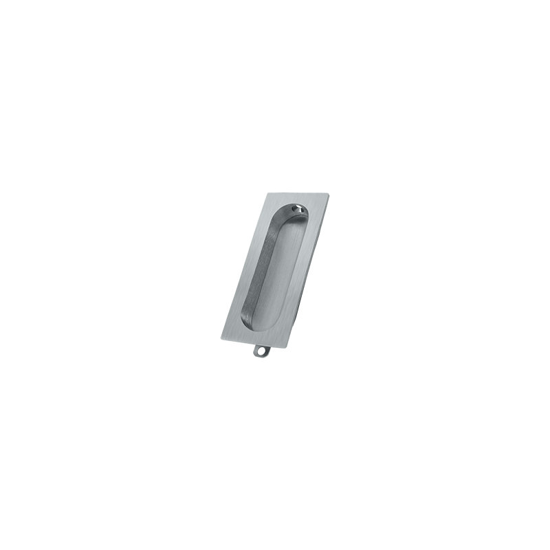 Flush Cup / Bin Pull, Brushed Chrome
