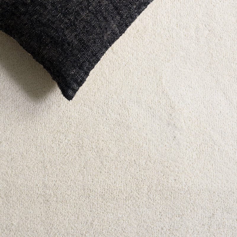 Tapis ivoire / noir Anaee Fifth Avenue 129, Rond 7 pi