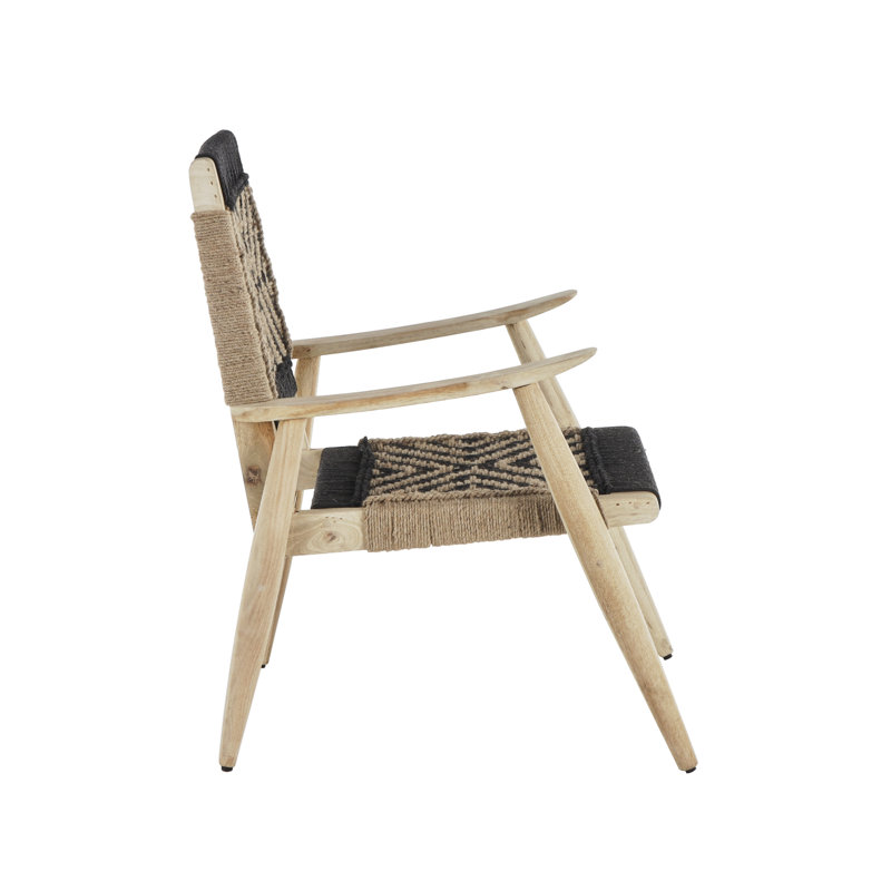Fauteuil large de 23 po Bouley, Noir, noir, noir, noir