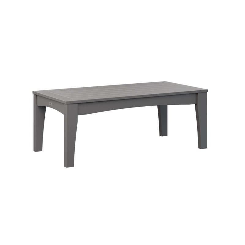 Classic Terrace Outdoor Cofee Table, Smoke Gray