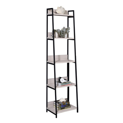 5-Tier Ladder Bookshelf