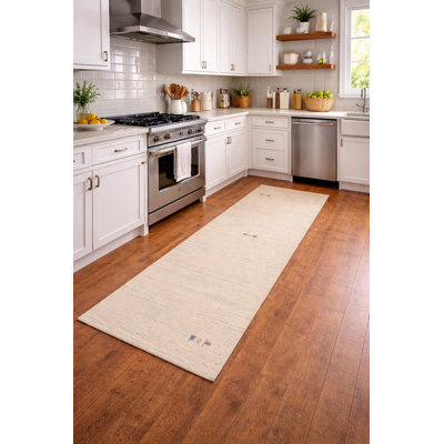 Tapis oriental moderne Oatmeal Tribal Gabbeh