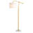 Cossie 61'' Gold Swing Arm Floor Lamp Set