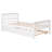 Twin Bed With Smooth-Glide Trundle For Extra Sleeping Space And Smart Storage Solutions-737682598
