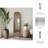 Modern Metal Framed Mirror for Bedroom Accent - Decorative Large Wall Mirrors for Bathroom, Vanity and Tabletop Decor - 70", Black