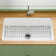 Tssia 32" L x 19" W Single Bowl Fireclay Kitchen Sinks White with Bottom Grids and Basket Strainer