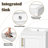 16-inch bathroom vanity with ceramic sink