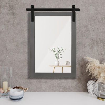 Keira-Mai Farmhouse Mirrors Solid Wood Frame Bathroom Mirror for Wall Mirror Decorative for Home
