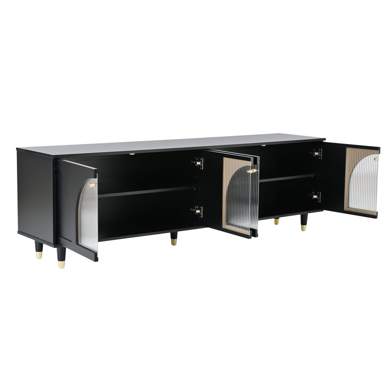 Console Egron 69,6, Noir
