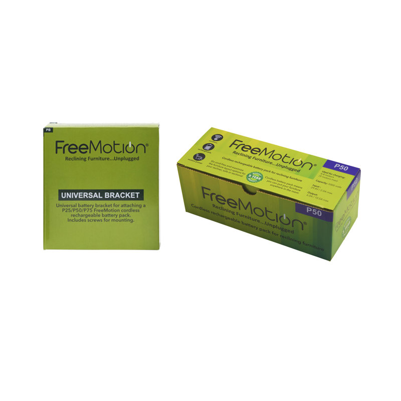 Freemotion 5000 mAh Battery And Universal Mounting Bracket Power Recliner Rechargeable Battery Pack