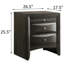 Table de chevet 2 tiroirs Grey Oak-923205876