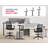 Polyester Blend Drafting Chair-1525360621