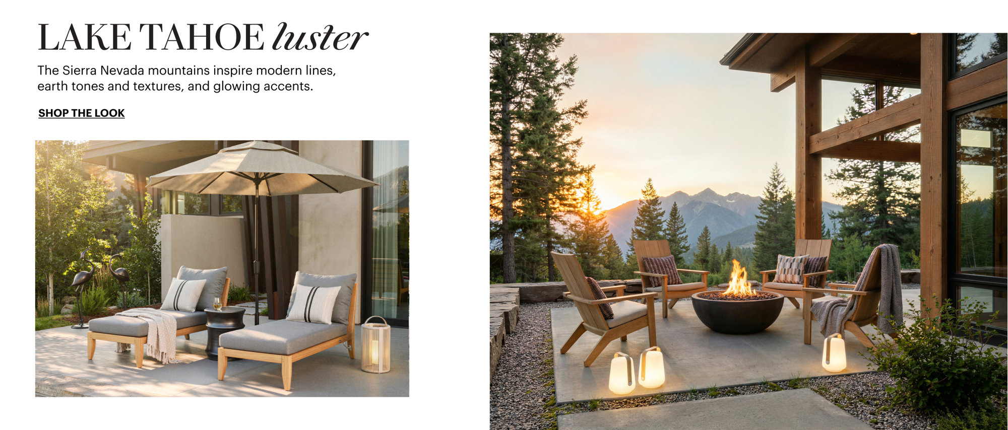 LAKE TAHOE luster, Shop the Look