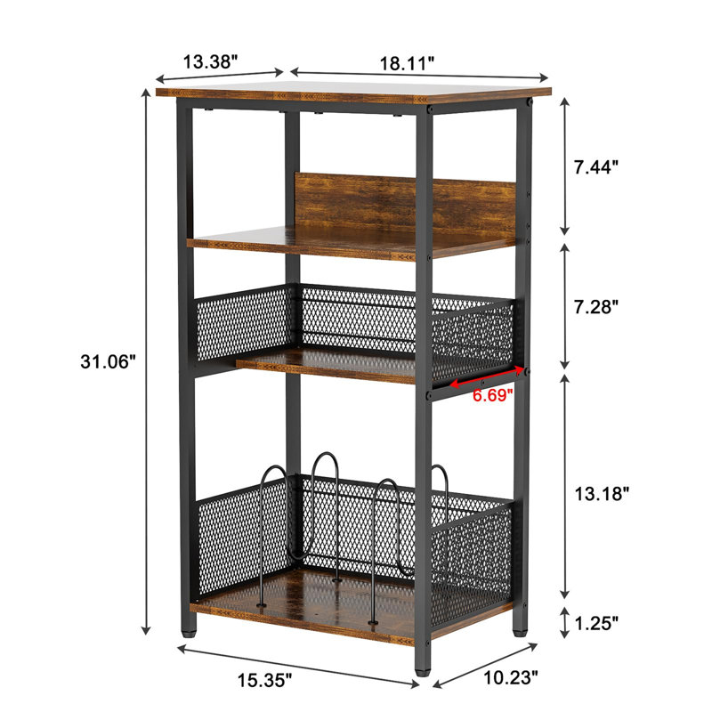 79cm H Media Shelves