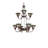 Duboce 9 - Light Steel Chandelier