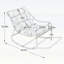 Chaise berçante confortable, idéale pour le salon, la chambre à coucher et la salle de lecture-217451100