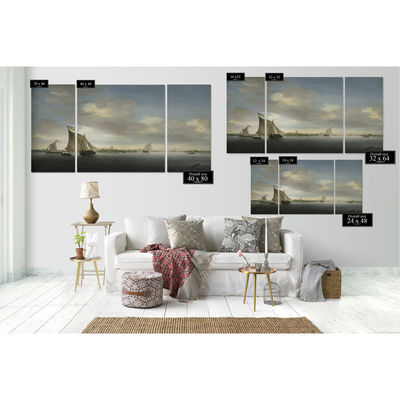 A premium après la pluie, impression à multiples images sur toile tendue, H 32 po x l 64 po x P 1,5 po