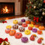 16 mini-citrouilles artificielles de 2,4 pouces, fausse petite récolte d'automne, citrouille, simulant un légume pour la fête de cuisine à domicile, décoration de l'Action de grâce (multicolore)