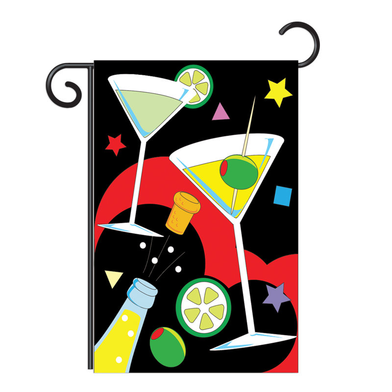 « party speciale party » et « party en toile jute », impression sur 2 côtés 19 x 13 po drapeau de jardin