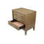 Ensemble de chambre à coucher 3 pièces avec lit à panneaux en grains de poivre et tables de chevet USB-315103380