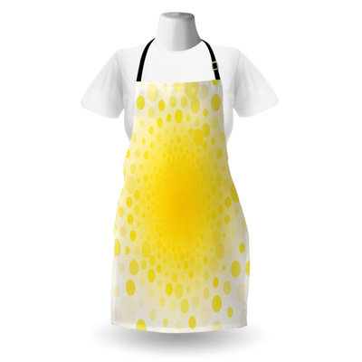 Dakota Fields Yellow Apron Unisex Sun Abstract Adult Size Yellow