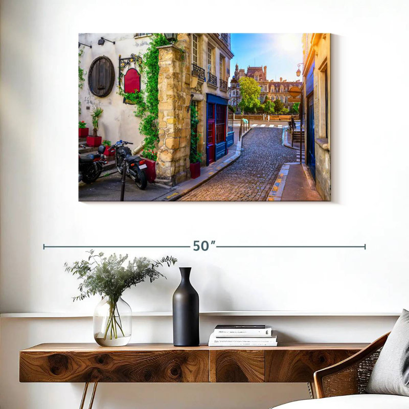 Hannes, vieille rue parisienne, H 26 po x l 39 po