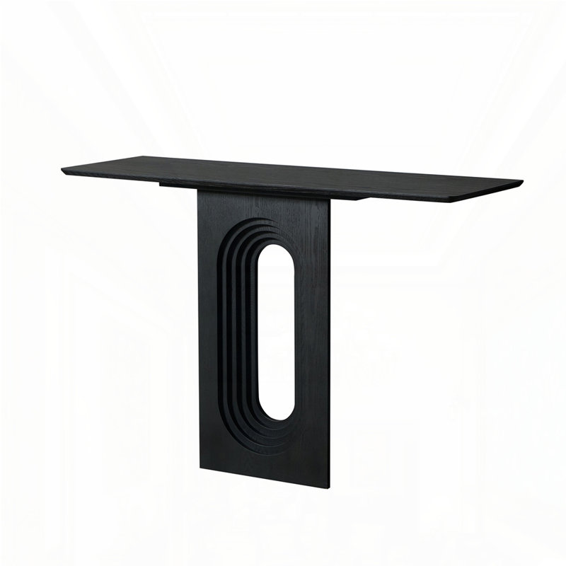 47.24 Inch Entryway Table, Black