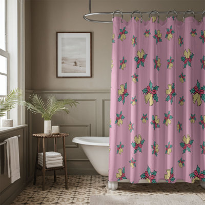 Rosy Cheer - 1 Piece Standard Shower Curtain