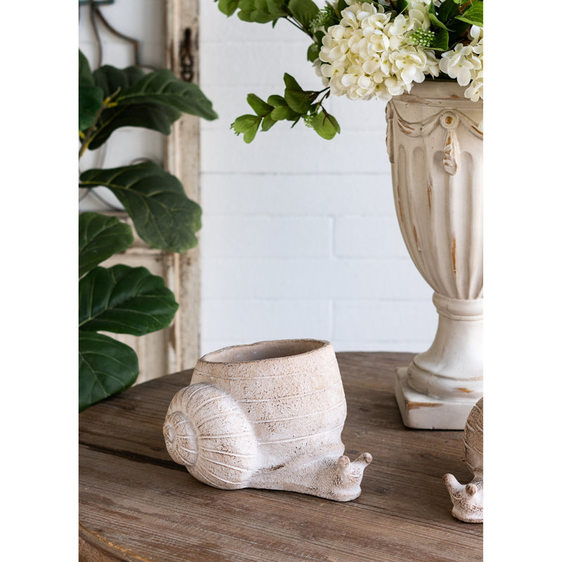 Jardinière sable et ciment avec finition beige texturée 9,5 po x 8,3 po x 6 po, convient aux arrangements de plantes grasses