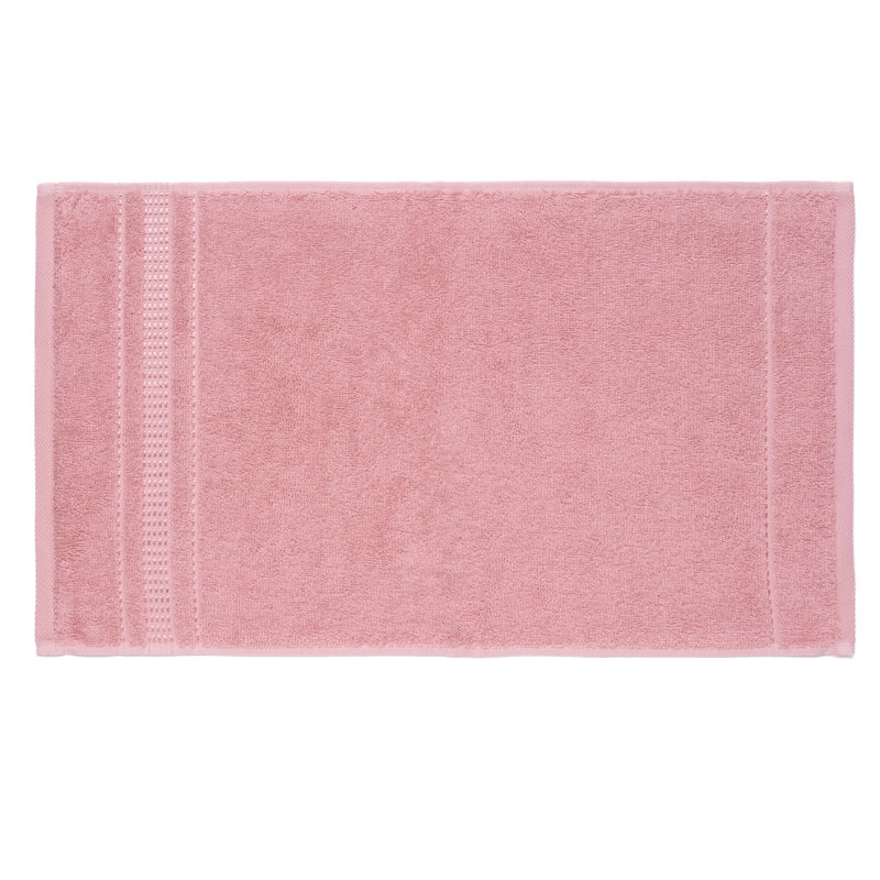 Turkish Cotton Hand Towels, Light Pink