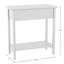 Console verrouillable Verrill - Tables de bout de salon 2 pièces avec compartiment de rangement à charnières caché et tablette inférieure-2025992312