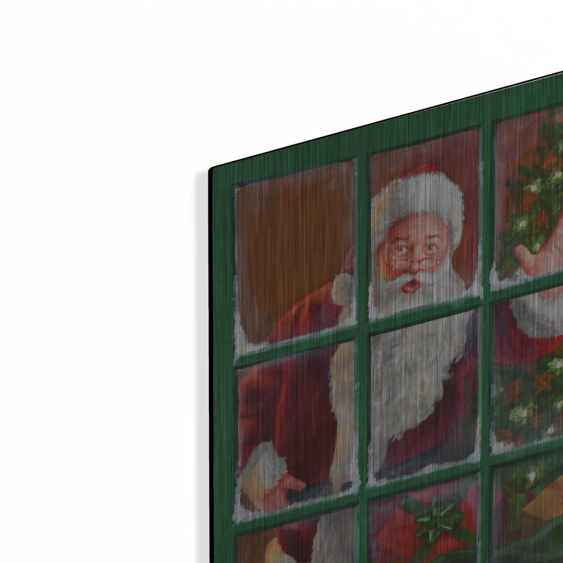 «Santa Window 4» par David Lindsley, H 16 po x l 12 po