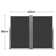 Dakota Fields 600cm W Fabric Cover Motorised Retractable Side Awning