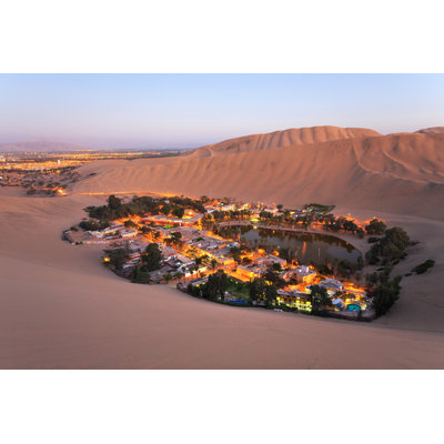 Atacama Desert, Oasis Of Huacachina by Dmitry_Saparov - Wrapped Canvas Print