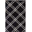 Rodgers Hand Woven Flat Weave Wool/Cotton Geometric Rug in Black/Ivory-203829677