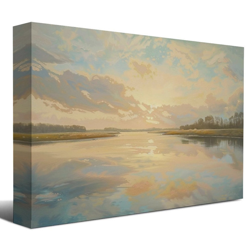 Toile encadrée 24 "x 36" avec cadre en bois, prête à être accrochée, 24 po x 36 po