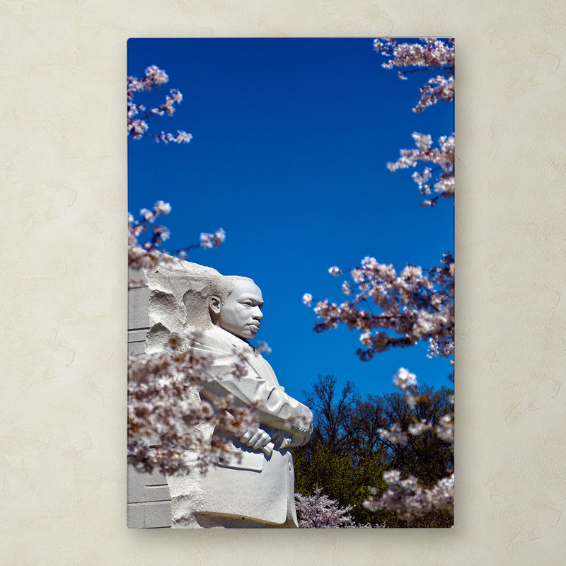 «MLK Memorial II» par Karekin, reproduction de photo sur toile, H 19 po x l 12 po x P 2 po